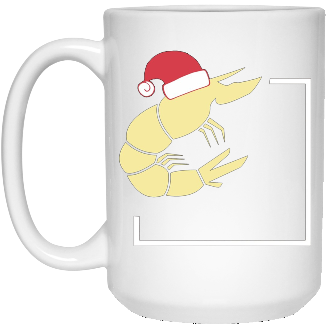 Christmas Shrimp T-Shirt - Shrimp With Santa Hat Tee