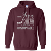 Image of WITH JESUS IN HER HEART & GOLF CLUB HANDS SHE IS T-shirt