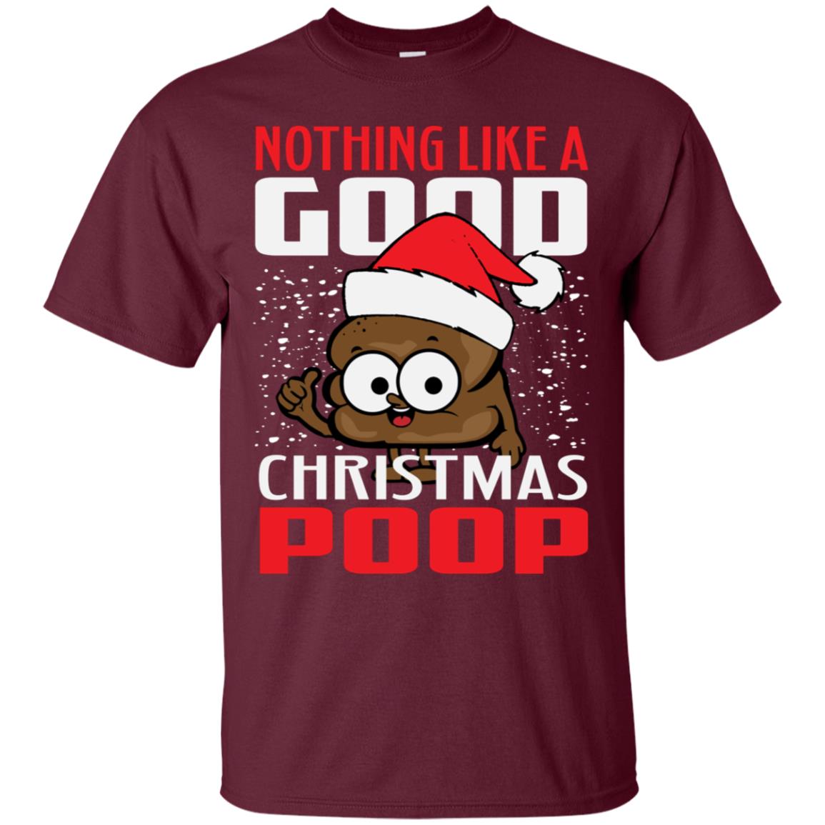 Christmas Tee Nothing Like a Good Christmas Emoji Poop Shirt