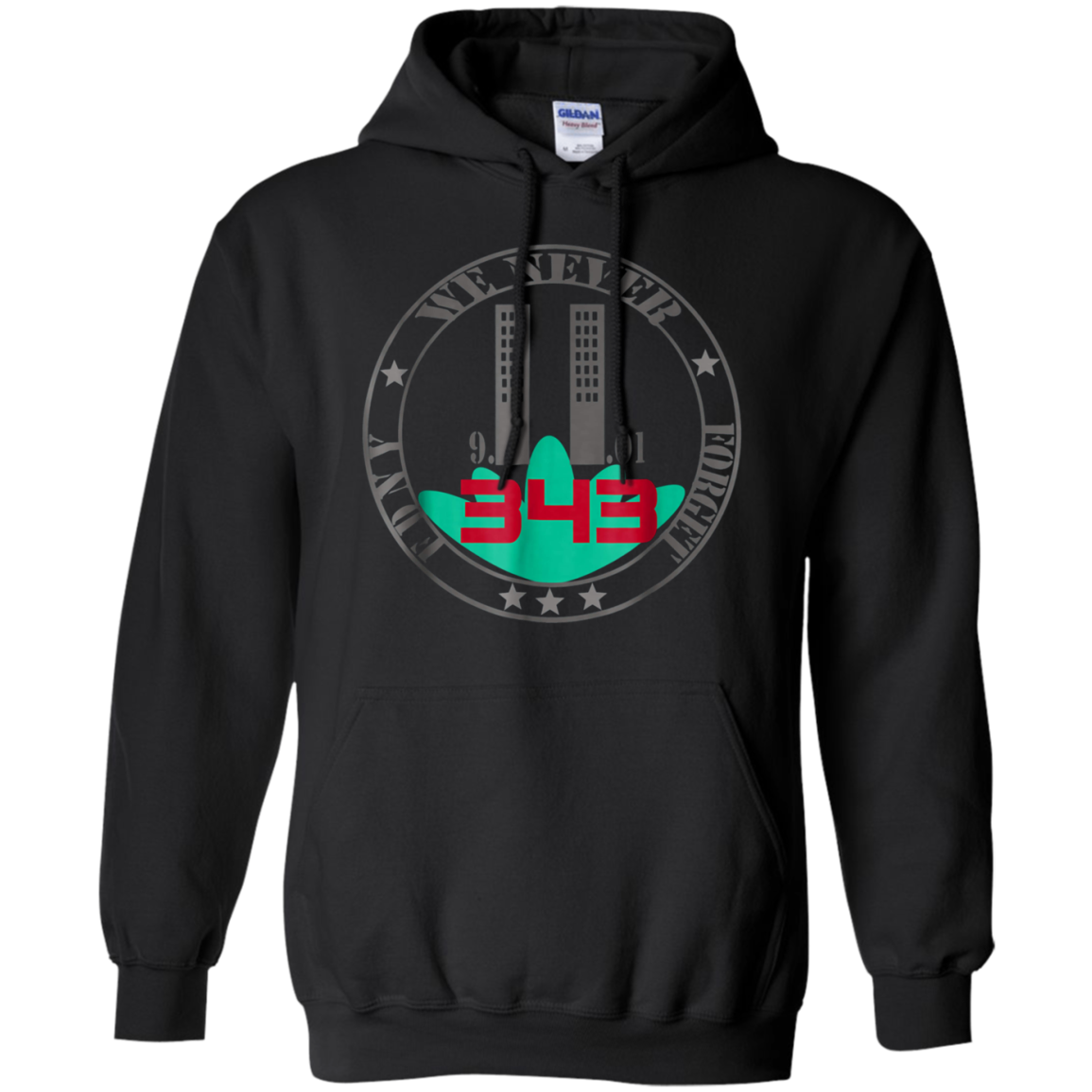 Always Remember Twin Tower Never Forgive T-shirt Sept 11th