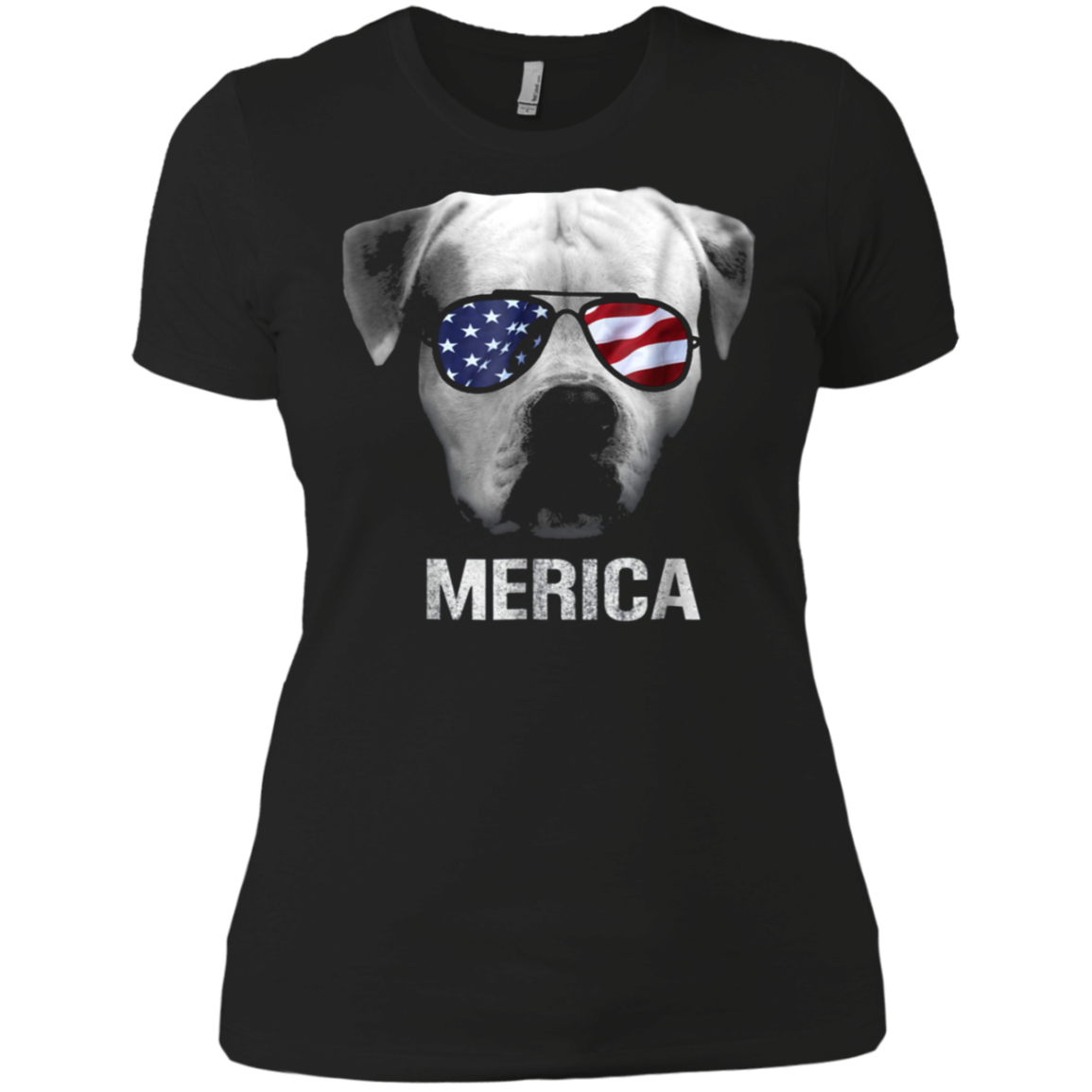 American Bulldog Merica t-shirt - Patriot Patriotic