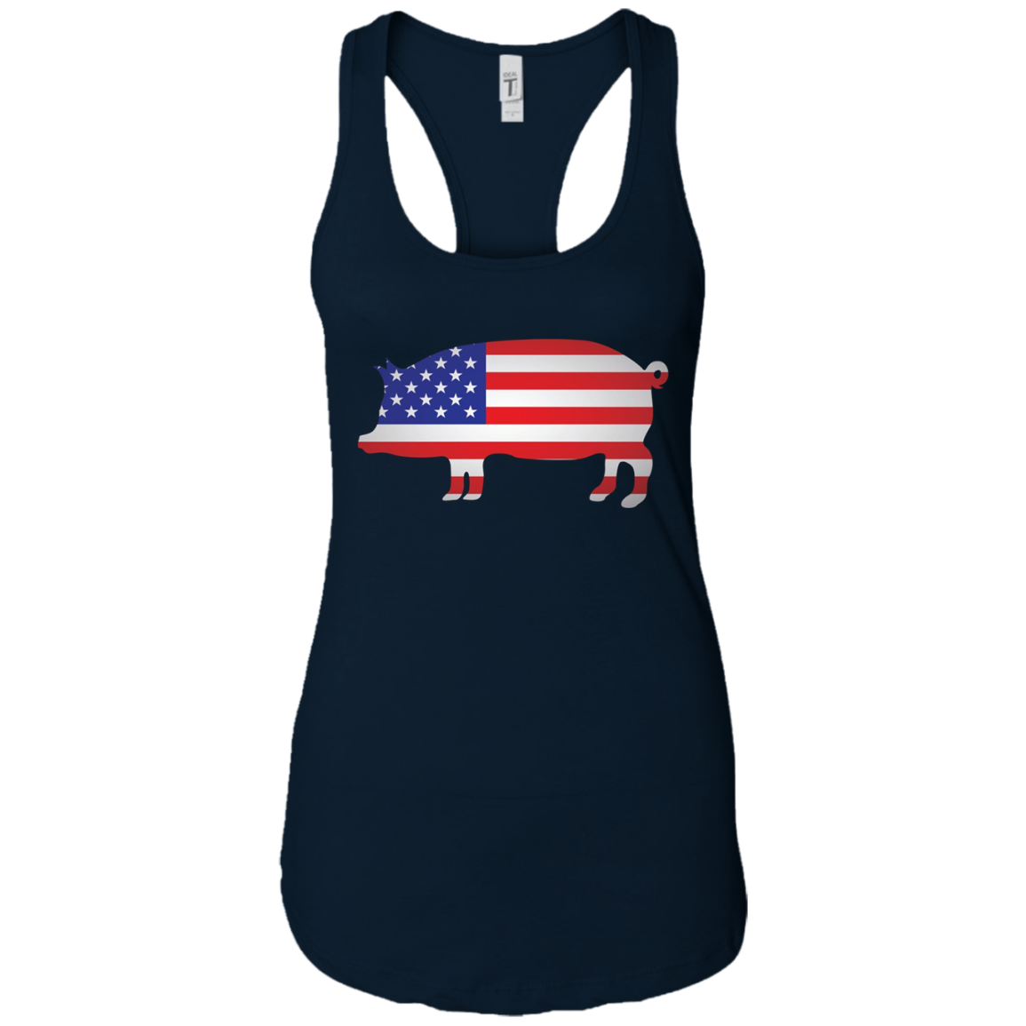 American Flag Pig Shirt 4th of July Independence Day Gift
