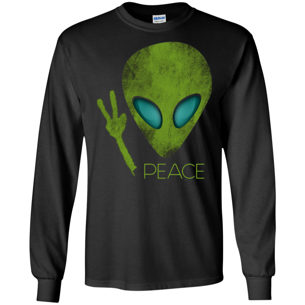 Alien Peace Cool Funny T-Shirt Cute UFO Lover Birthday Gift