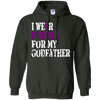 Image of Alzheimer's Awareness T-shirt I Wear Purple For My Godfather