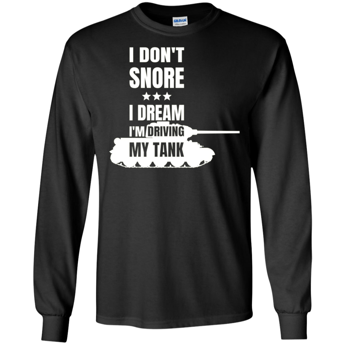 Army Tank Panzer Driver T-Shirt Snore Snoring Funny Quote