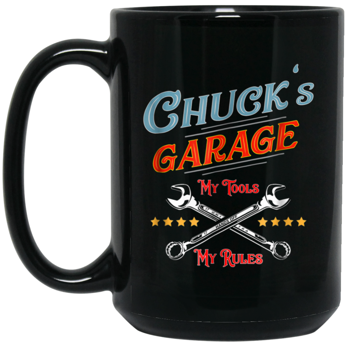 Chuck's Garage funny t-shirt
