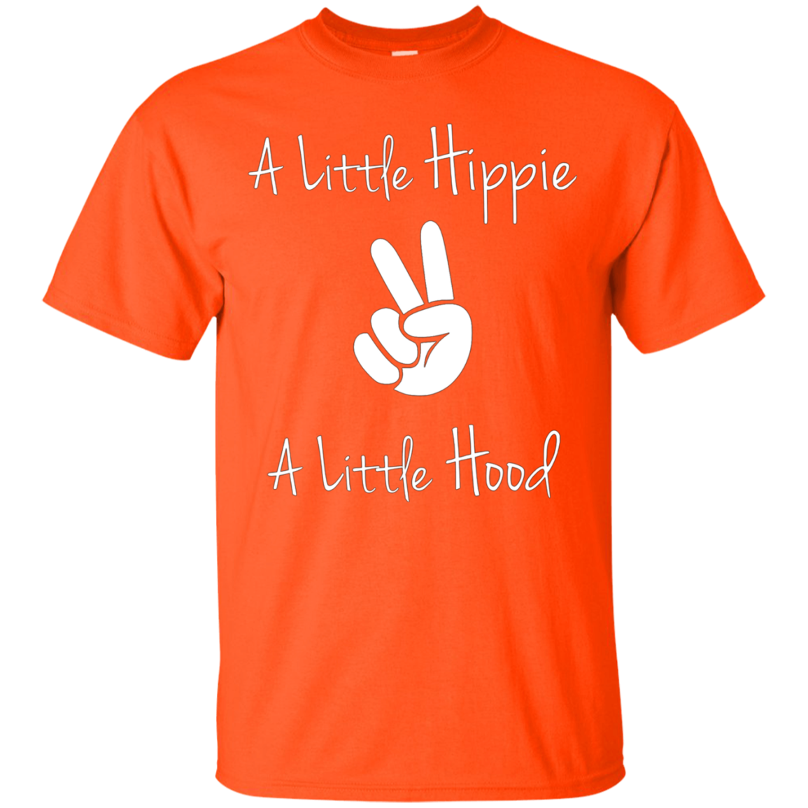 A Little Hippie A Little Hood T-Shirt | Funny Care Free Tee