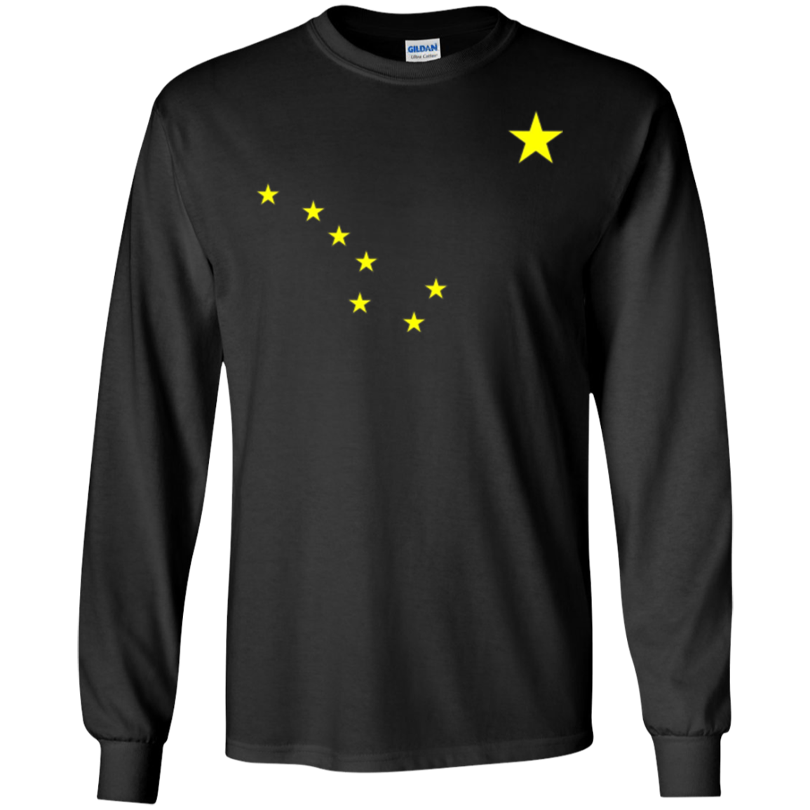 Alaska T-Shirt State Flag Astrology Big Dipper Polaris Tee