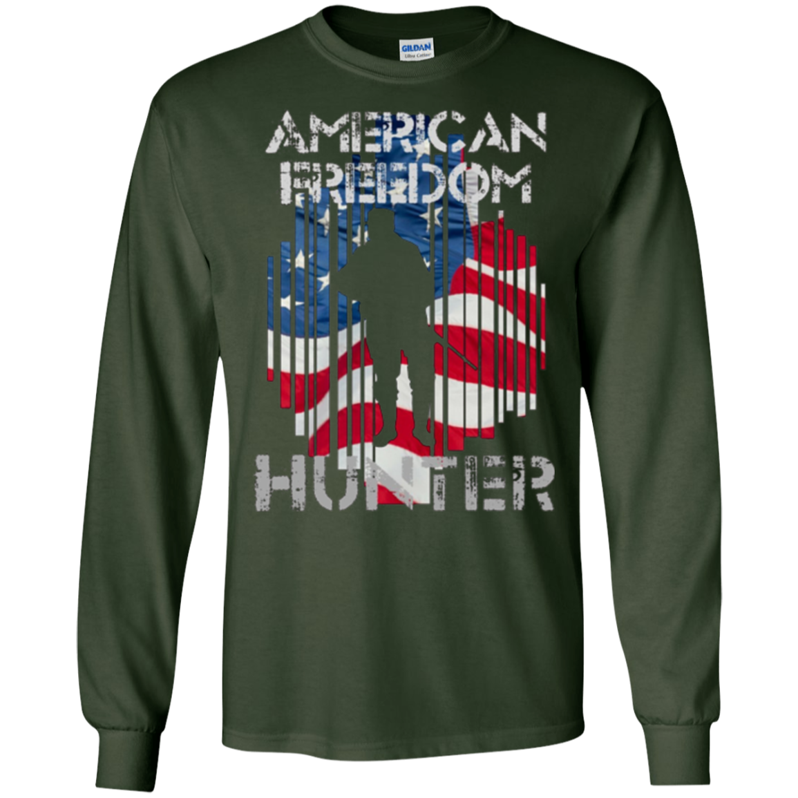 American Freedom Hunter Flag T-Shirt