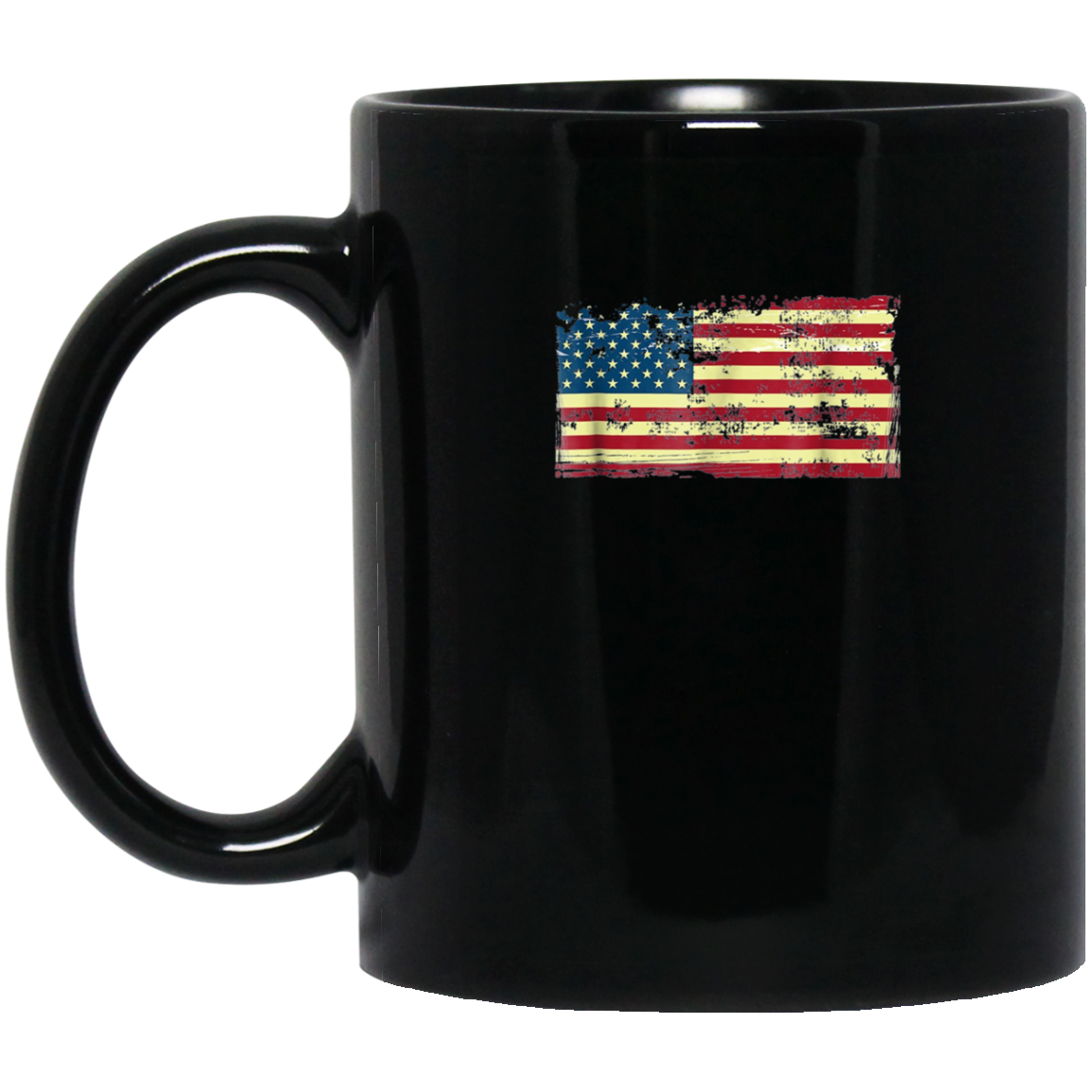 American Vintage Tattered Flag patriotic tee shirt