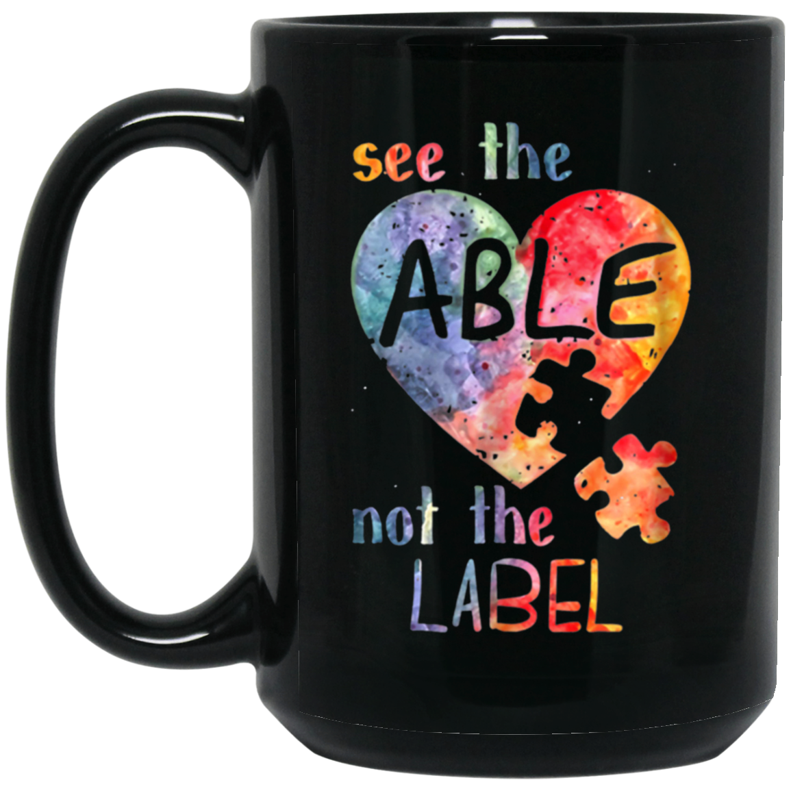 Autism Awarness See The Able Not The Label Shirt