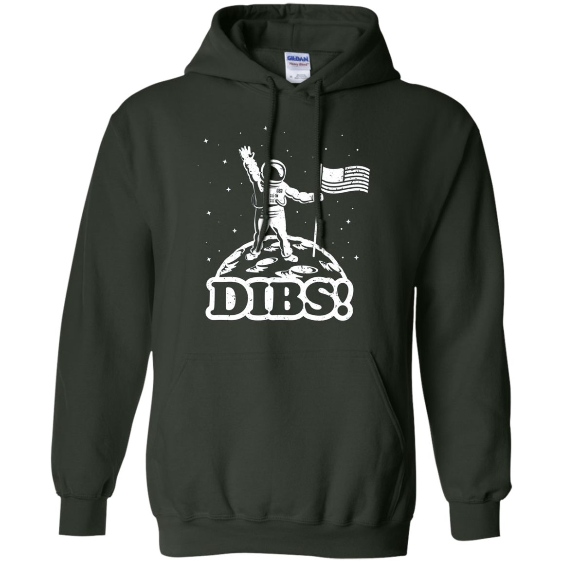 American Flag on Moon July 4th funny t shirt Astronaut space