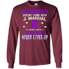 Image of ALZHEIMER'S comes with a son who never gives up t shirt