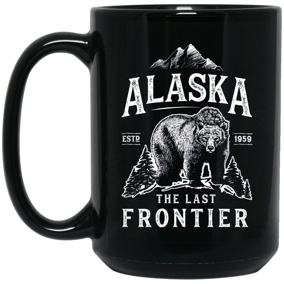 Alaska T Shirt The Last Frontier Bear Home Men Women Gifts