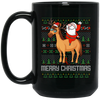 Image of Santa Riding Horse Merry Xmas Gift Tshirt