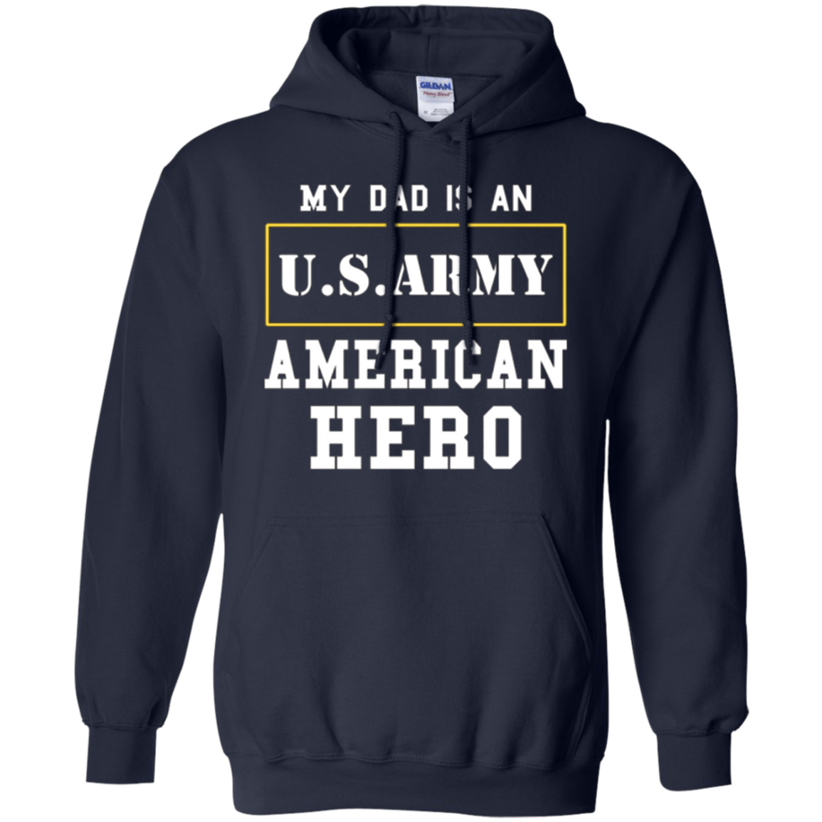 ARMY T-Shirt 'My Dad Is An American Hero' Mens/Womens/Youth