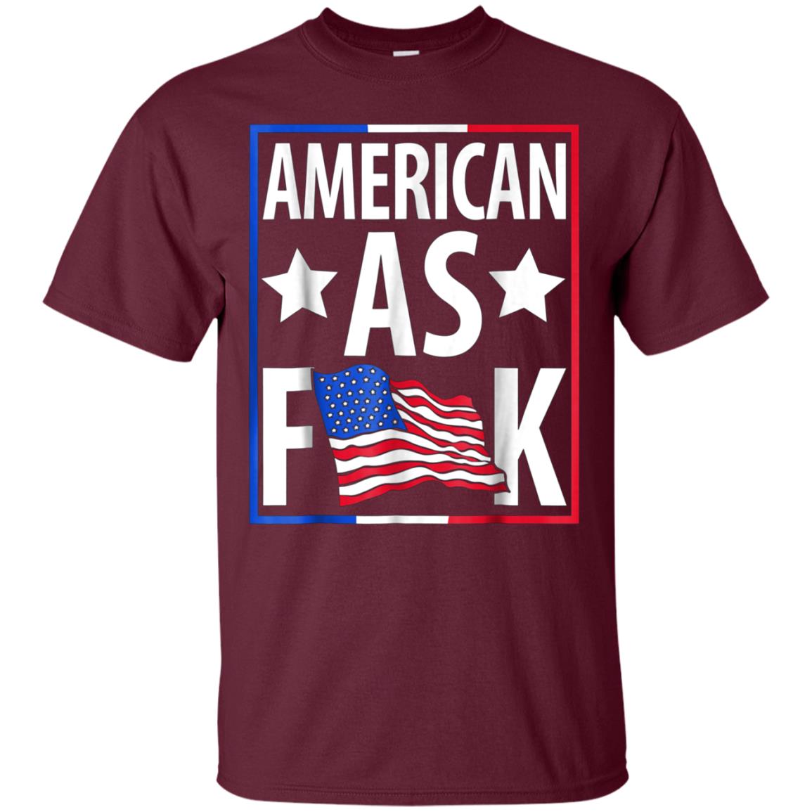 'Merican AF T-Shirt Funny American Flag Patriotic Shirt