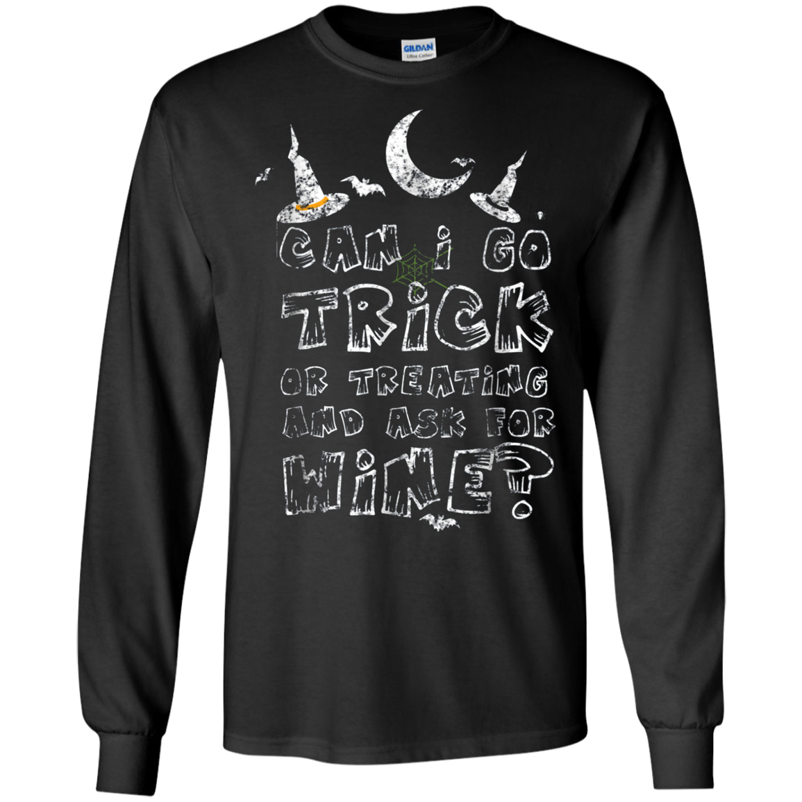 Adult Trick Or Treating For Wine Weathered T-Shirt