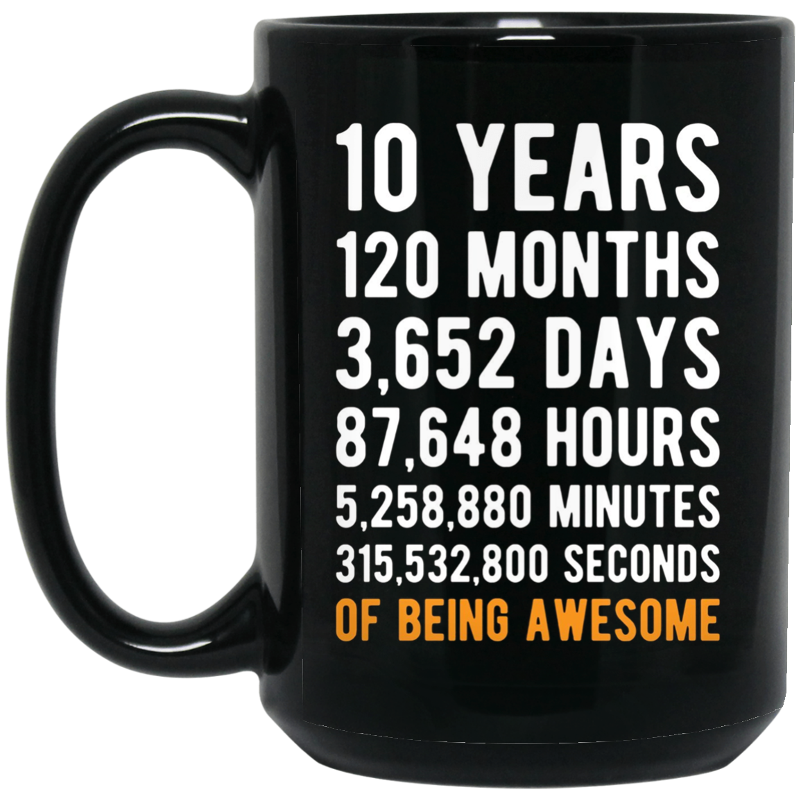 10th Birthday Gift T Shirt 10 Years Old Being Awesome Tee