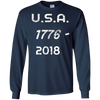 Image of America Independence Day Freedom 4th July Apparel T-Shirt