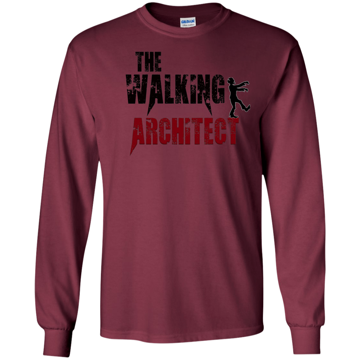 Architect gift t shirts walking Architecture zombies tee day