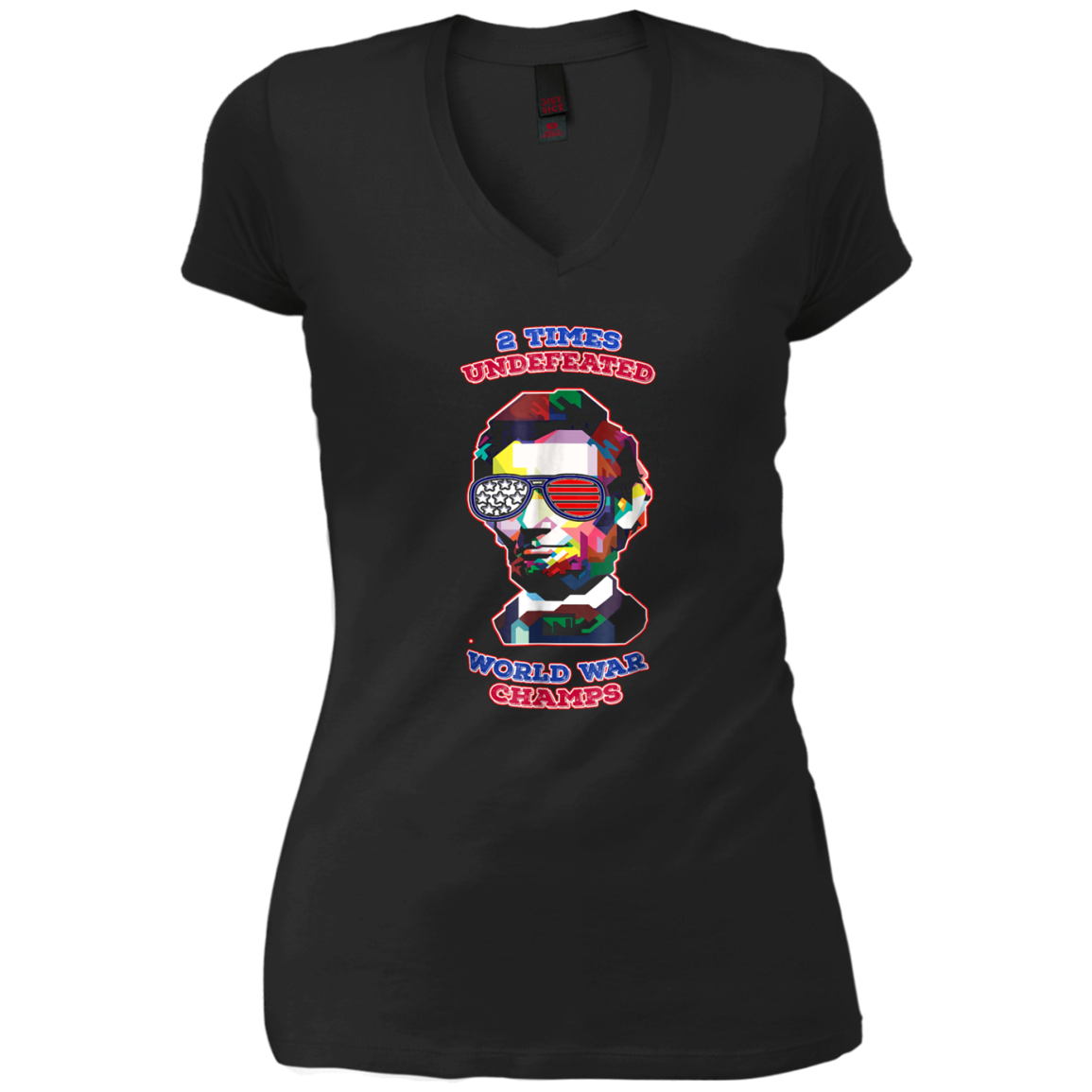 Abe Lincoln USA Flag Sunglasses, 4th Of July Vintage retro T