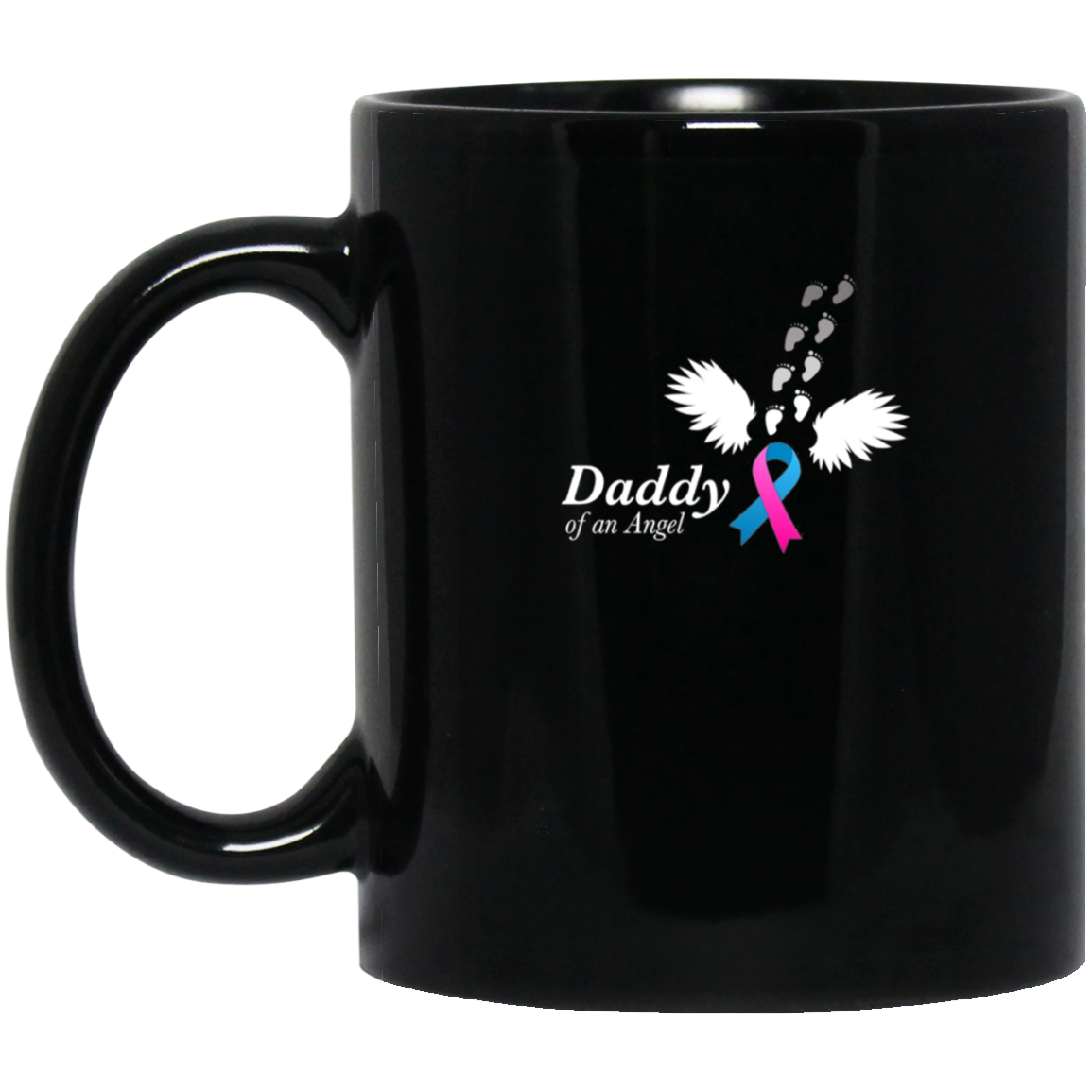 Angel Daddy T-Shirt. Miscarriage Awareness Infant Loss Tee