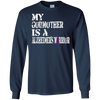 Image of Alzheimer's Awareness Tshirt For Godmother Purple Ribbon Tee