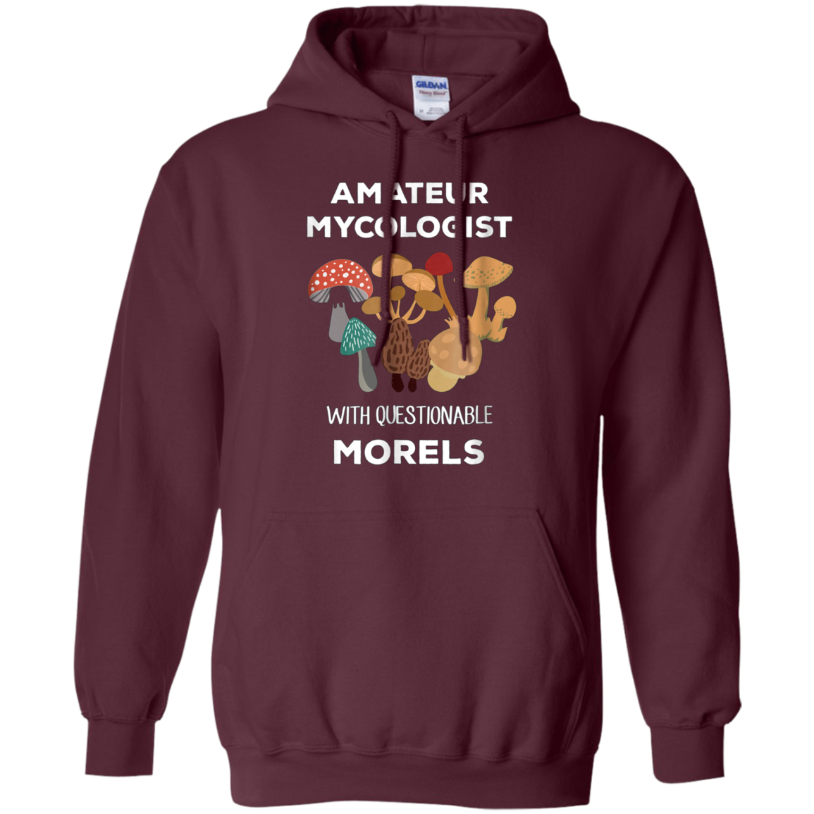 Amateur Mycologist with Questionable Morels Mycology Shirt