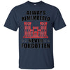 Image of Always Remembered Never Forgotten T-shirt