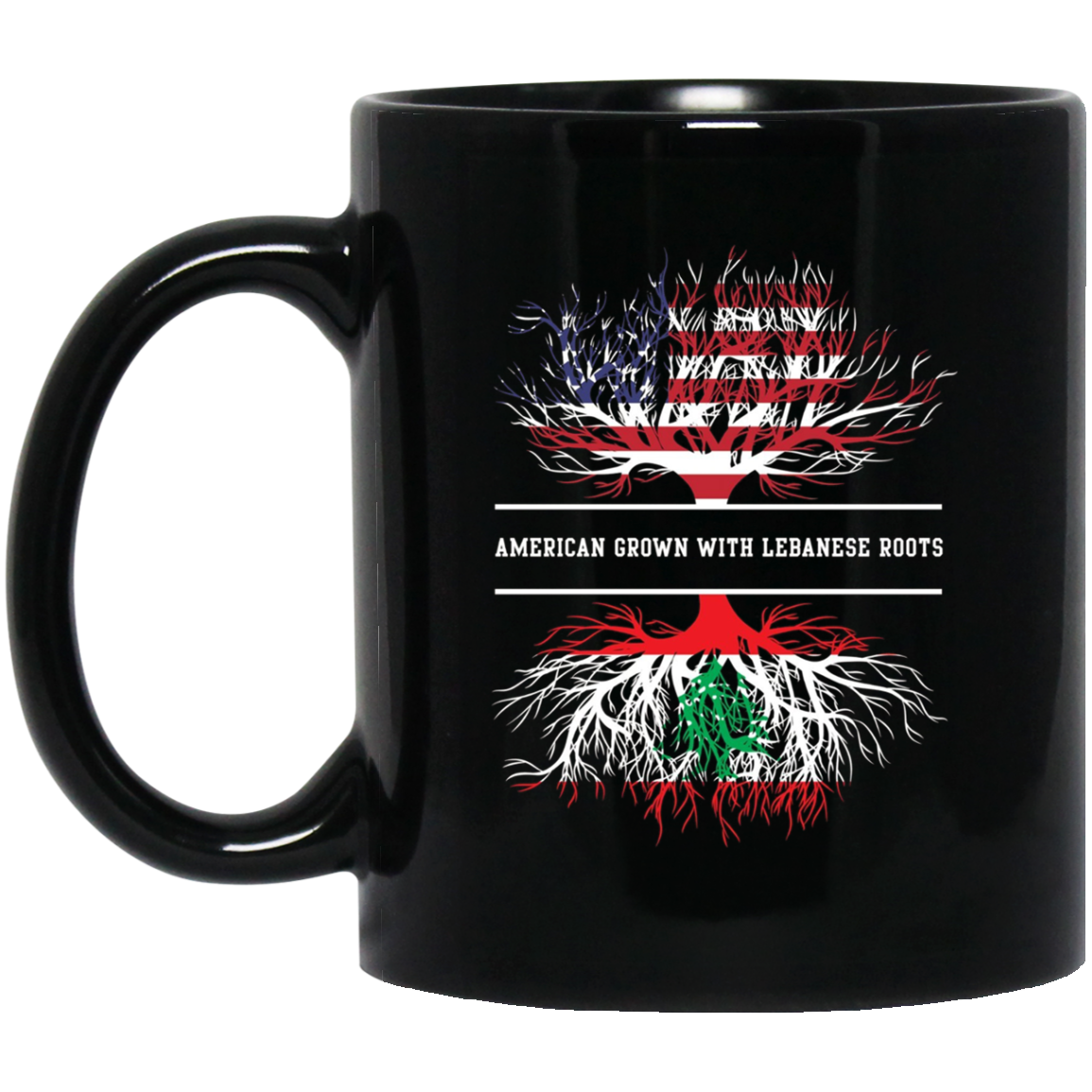 American Grown With Lebanese Roots T-Shirt Lebanon Tee