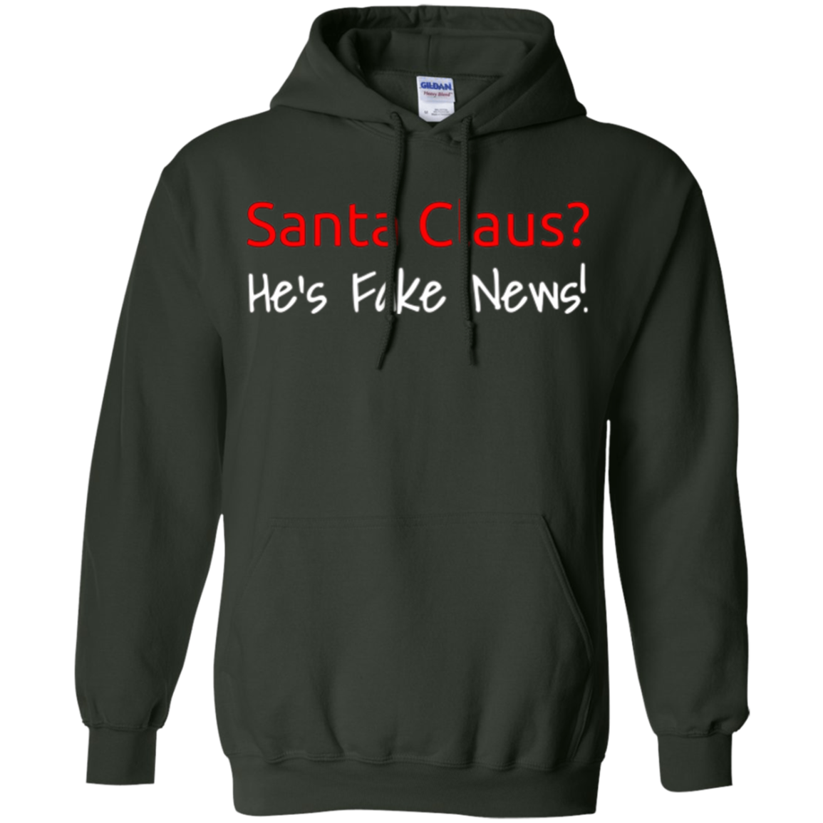 Santa Fake News T-Shirt Trump Joke Funny Christmas Gift
