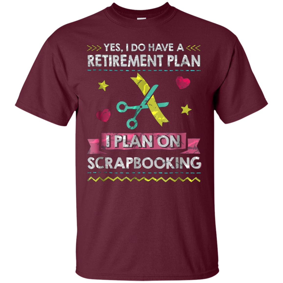 Artsy Scrap-booking Tee Perfect for Retiree