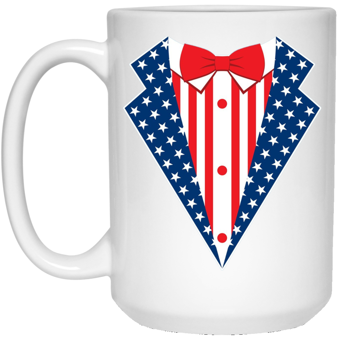 4th of July USA Tuxedo T-shirt