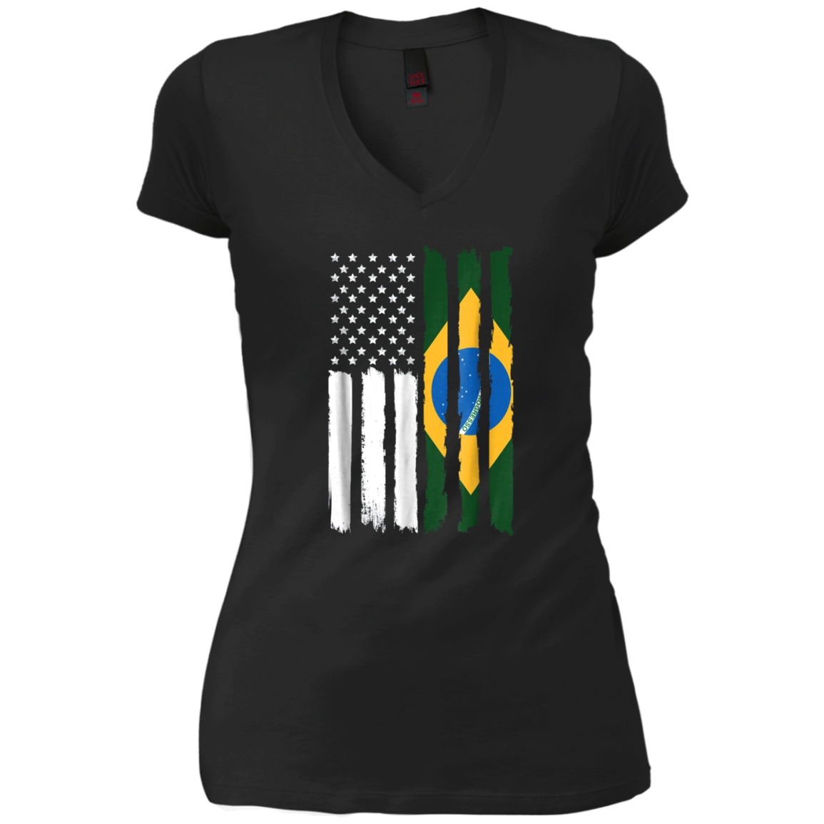 American Brazil Patriotic Flag T-shirt