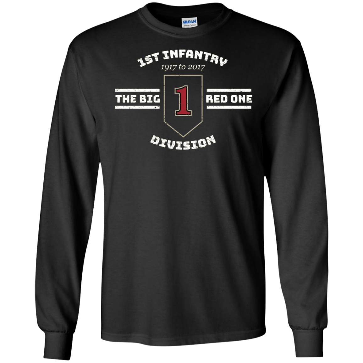 Army 1st Infantry Division Big Red One T Shirt