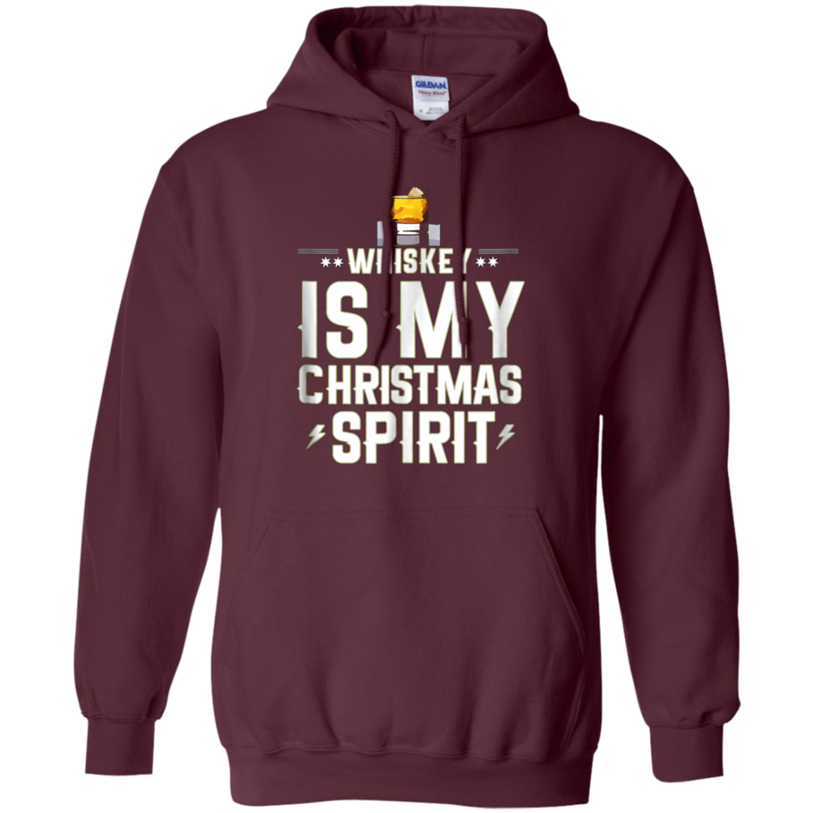 Christmas Spirit shirt Whiskey Is My Christmas Spirit