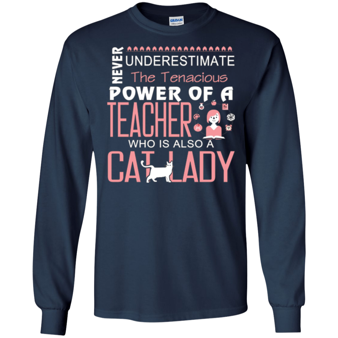 A Teacher Who Is Also A Cat Lady T Shirt, Cat T Shirt
