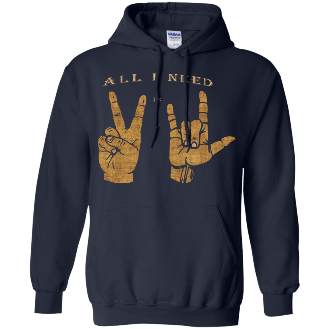All I need is Peace and Love Asl T-Shirt