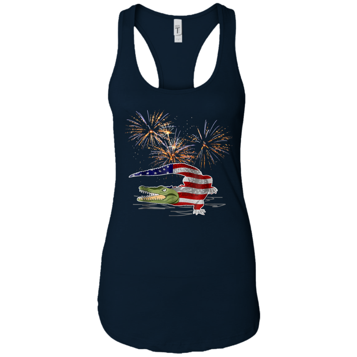 Alligator Firework 4th Of July Shirt Independence Day