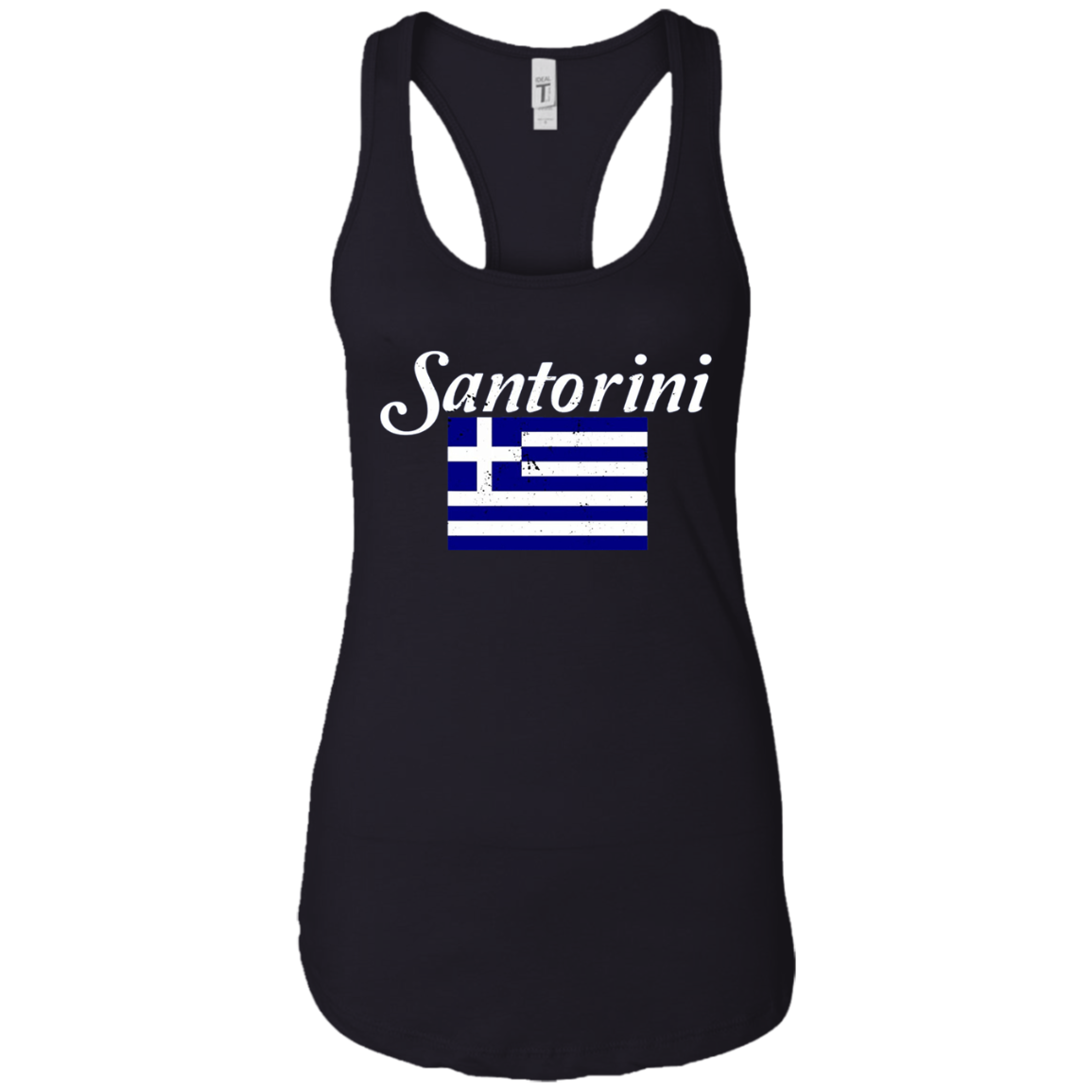 SANTORINI T Shirt Cool Greek Flag Island On The Aegean Sea