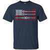 Image of American flag lacrosse shirt 4th of july shirts for men gift