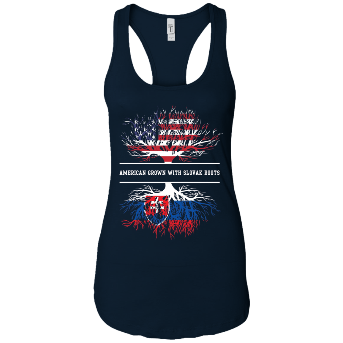 American Grown With Slovak Roots T-Shirt Slovakia Tee