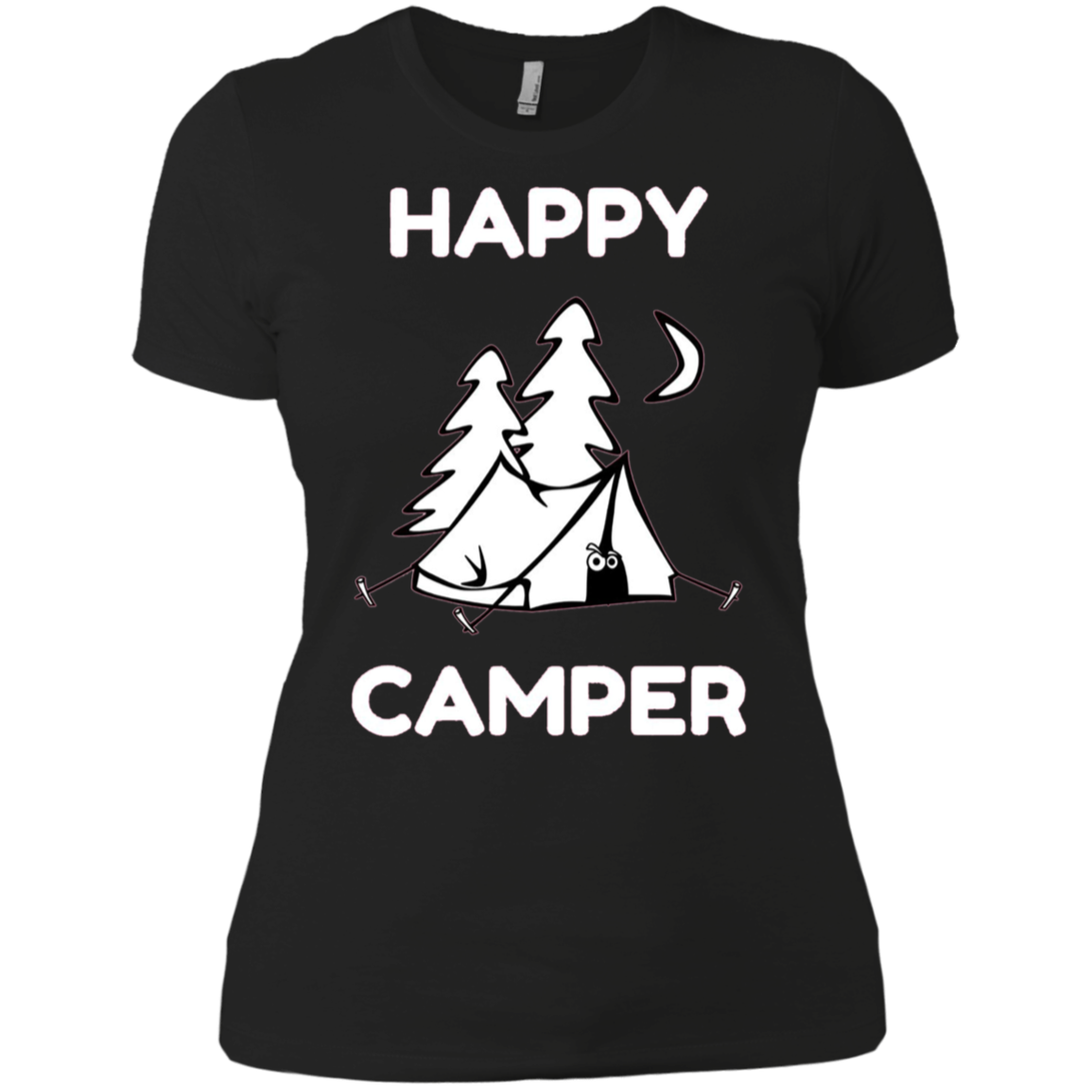 Funny Happy Camper Shirt for Kids, Men, Women, Toddler