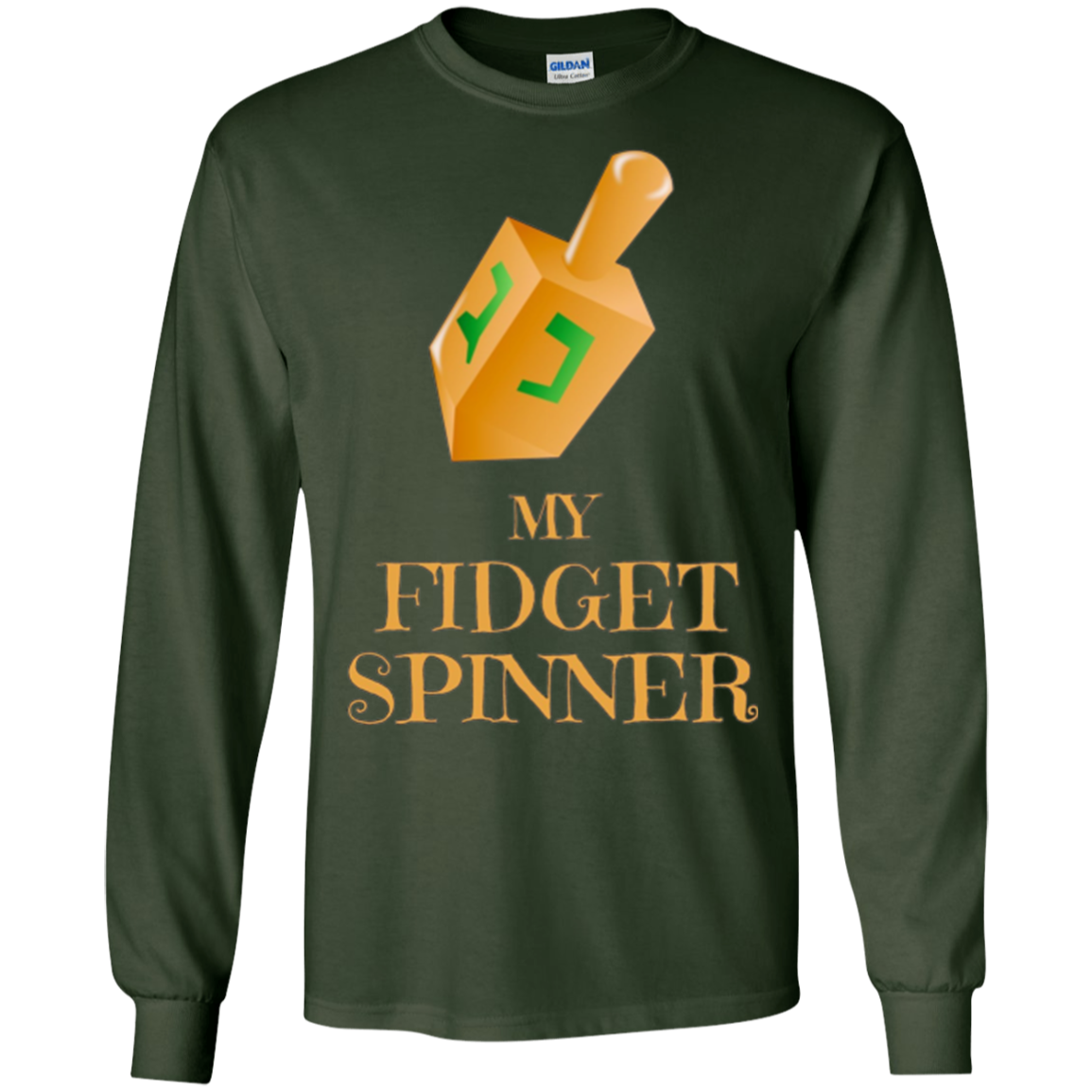 Funny Hanukkah Shirt - Fidget Spinner Dreidel T-Shirt