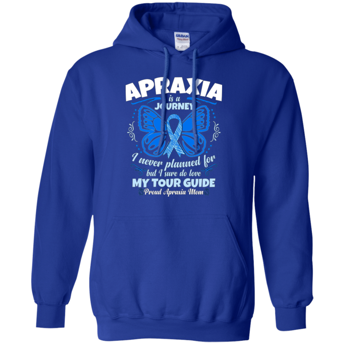 Apraxia Awareness T Shirt - Proud Apraxia Mom