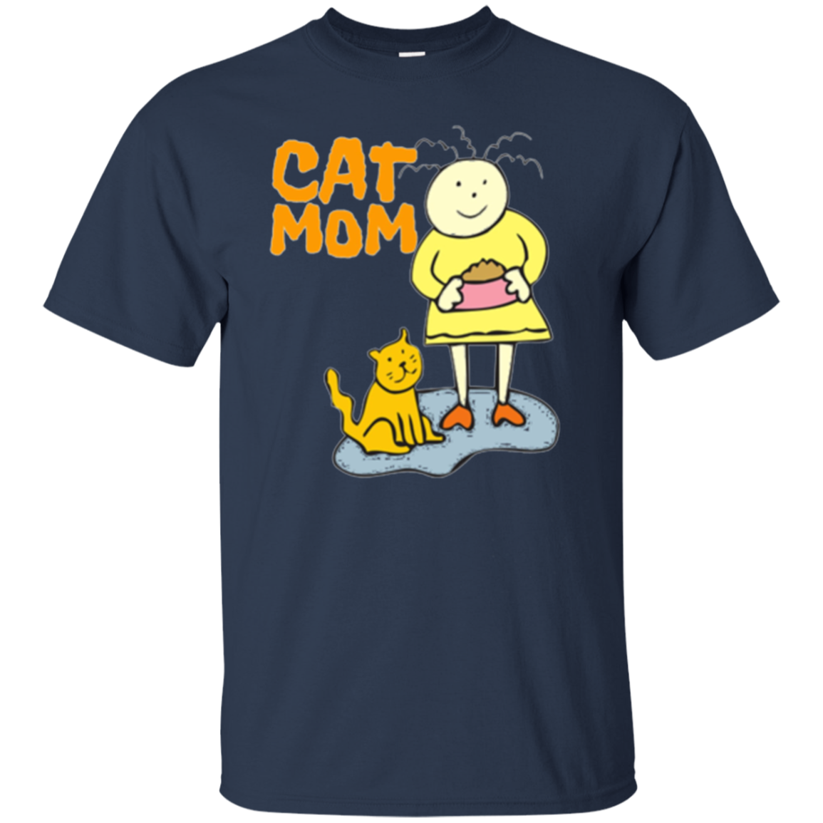"Cat Mom" Cat Lover Cat Owner Cat Crazy T-Shirt