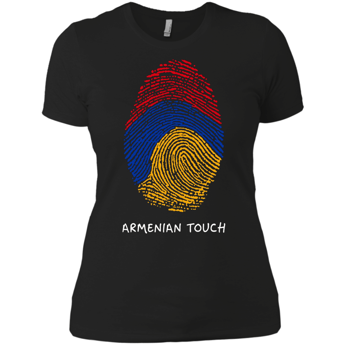 Armenian Flag Fingerprint T-shirt Armenia Flag Shirt