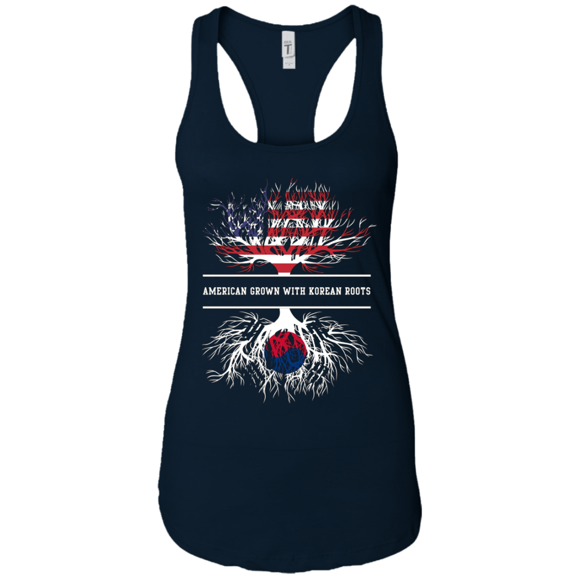 American Grown With Korean Roots T-Shirt South Korea Tee