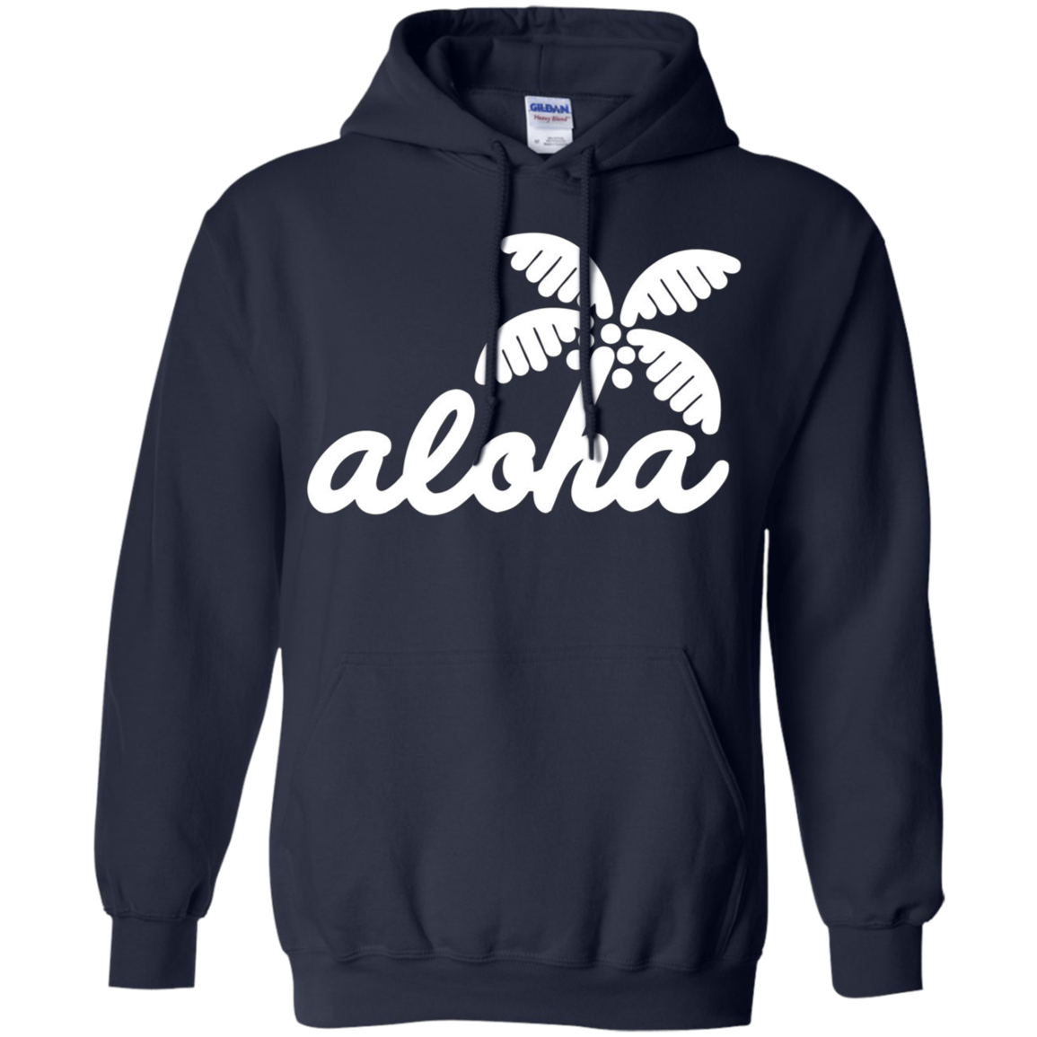 Aloha Palm Tree Simple Long Sleeve T-shirt